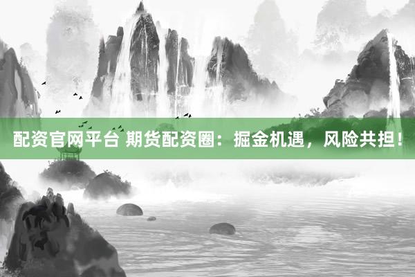 配资官网平台 期货配资圈：掘金机遇，风险共担！