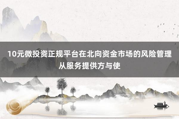 10元微投资正规平台在北向资金市场的风险管理从服务提供方与使