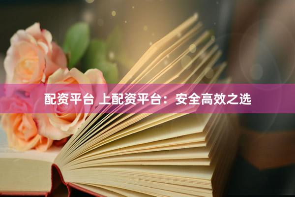 配资平台 上配资平台:安全高效之选